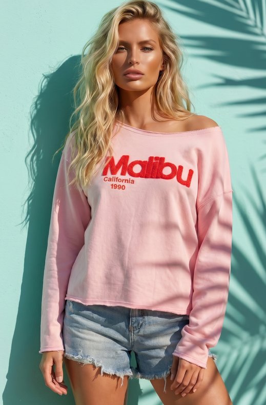 Mixed Brands - Malibu Sweater 2183 - Pink/Orange