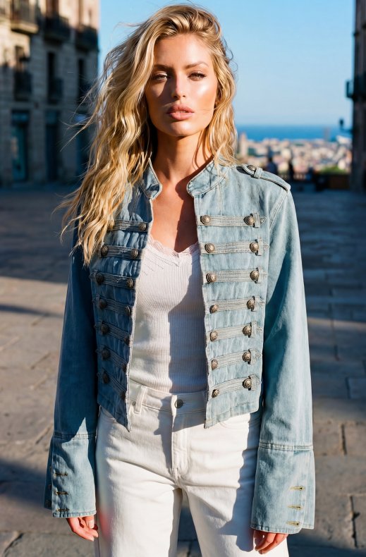 Mixed Brands - Jacket VJ13955 - Light Blue