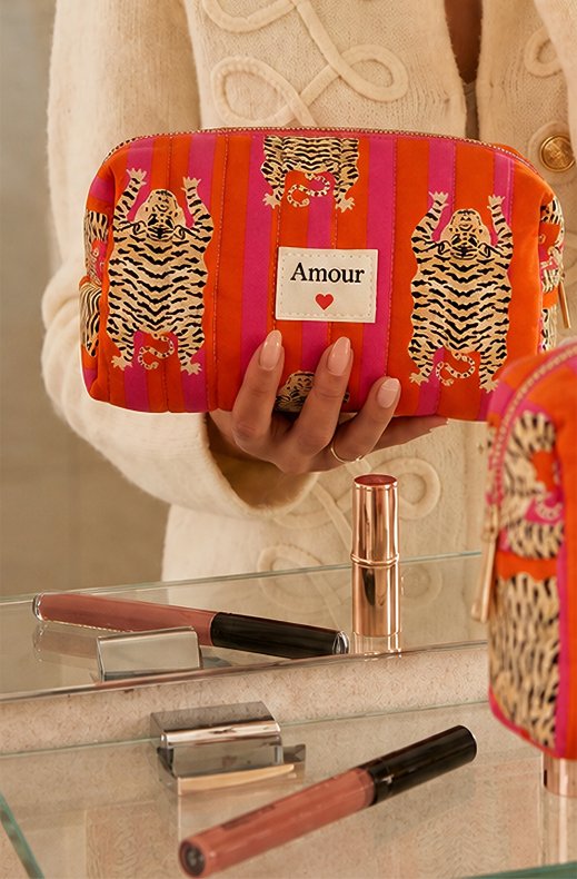 Mixed Brands - Tiger Make-up Bag XD33456 - Red