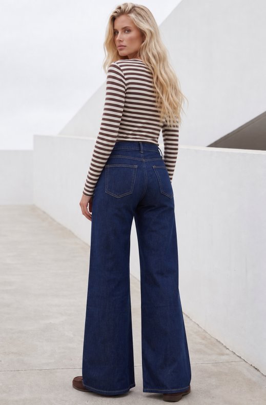 Mixed Brands - Palazzo Long Jeans 2038 - Indigo