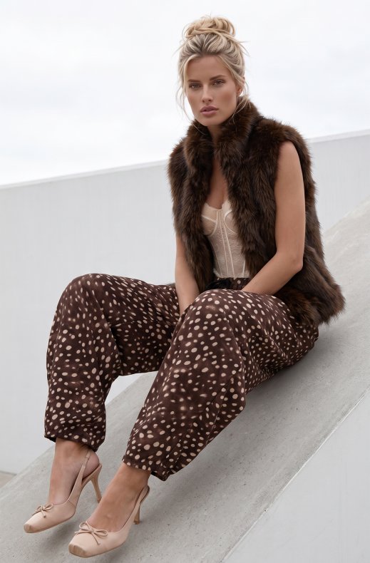 Mixed Brands - Balloon pant bambi 15230 - Brown