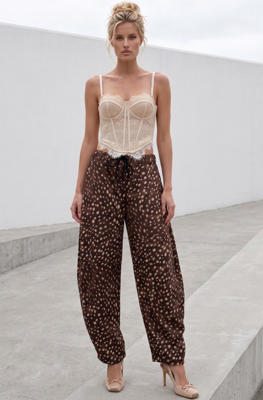 Mixed Brands - Balloon pant bambi 15230 - Brown