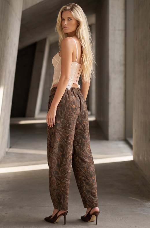 Mixed Brands - Balloon pant 15230-1 - Brown