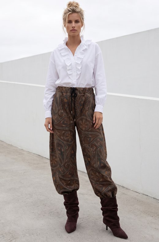 Mixed Brands - Balloon pant 15230-1 - Brown