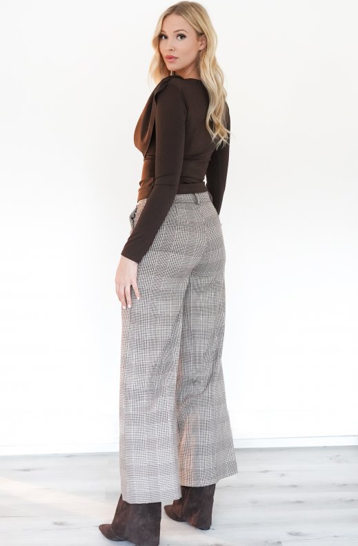 Mixed Brands - Classic Trousers Micro Sequins - 564214 - Beige