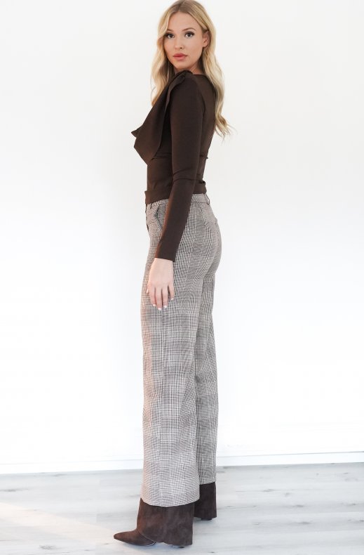 Mixed Brands - Classic Trousers Micro Sequins - 564214 - Beige