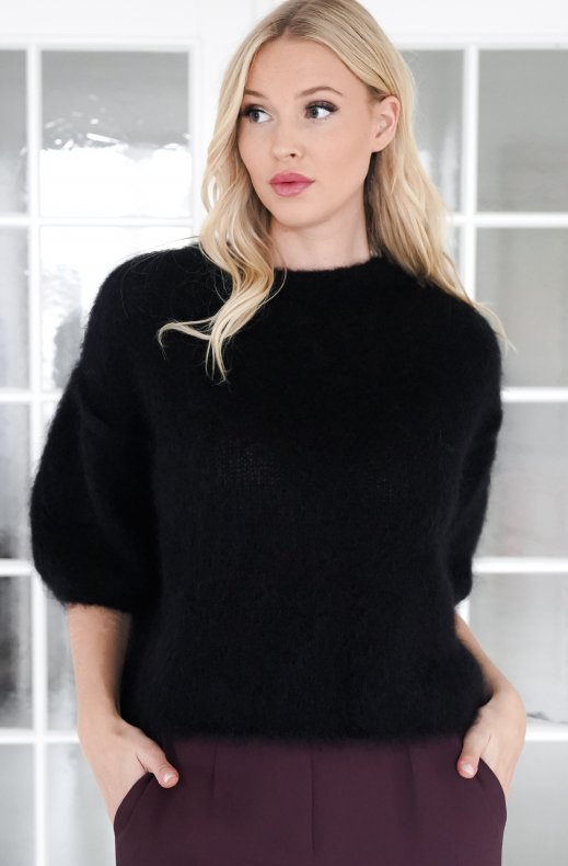 Mixed Brands - Wide leg trousers 56487 - Burgundy