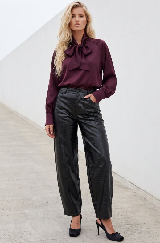 Mixed Brands - Croco pant 8161 - Black