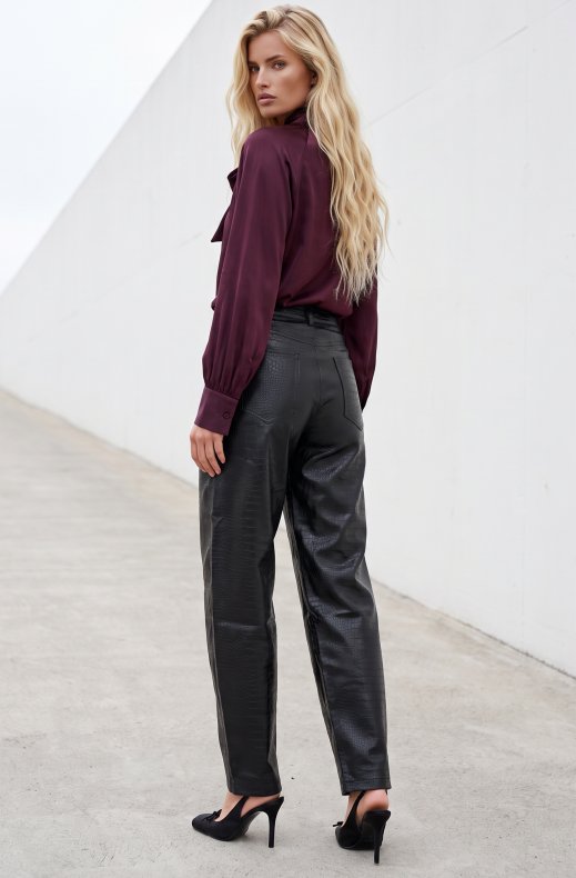Mixed Brands - Croco pant 8161 - Black
