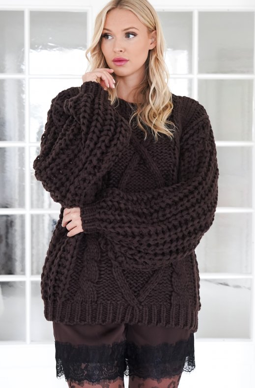Mixed Brands - Knitted Sweater 2216 - Choco