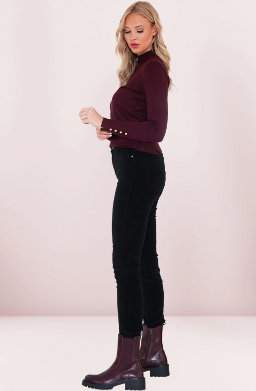 Mixed Brands - Skinnyjeans Chord 6990 - Black