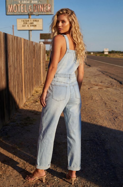 Mixed Brands - Salopette Denim Pants SW1996 - Blue