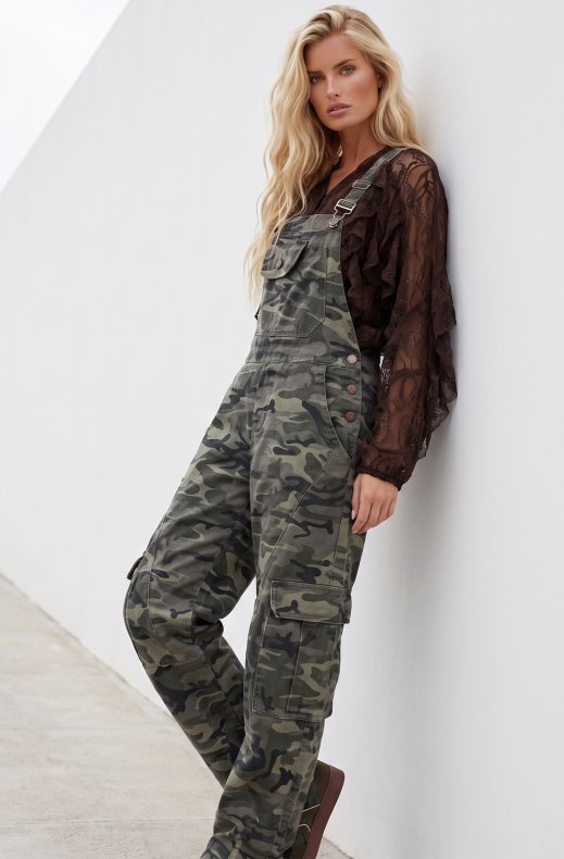 Mixed Brands Womens - Salopette Camo