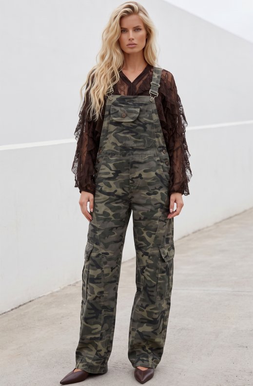 Mixed Brands Womens - Salopette Camo