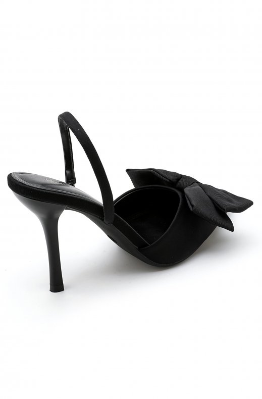 Mixed Brands - Slingback with bow 3270 - black