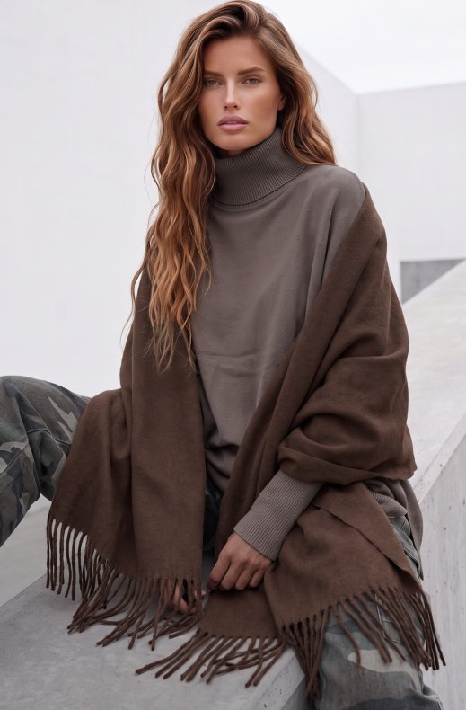 Mixed Brands - Scarf RE-412 - Brown