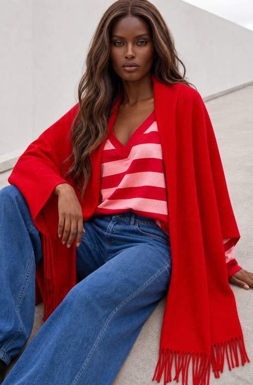 Mixed Brands - Scarf RE-412 - Red