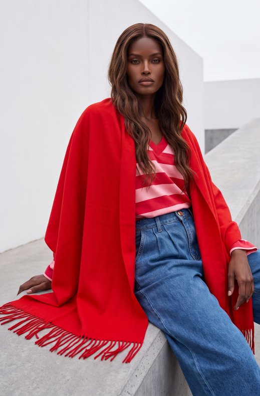 Mixed Brands - Scarf RE-412 - Red