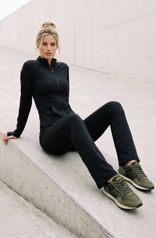 Mixed Brands - Flare set legging and jacket 3508/3385 - Black