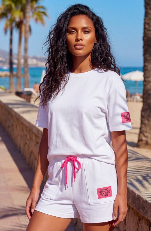 Mixed Brands - Set Top and Shorts 5847 - White