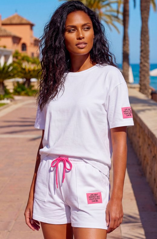 Mixed Brands - Set Top and Shorts 5847 - White