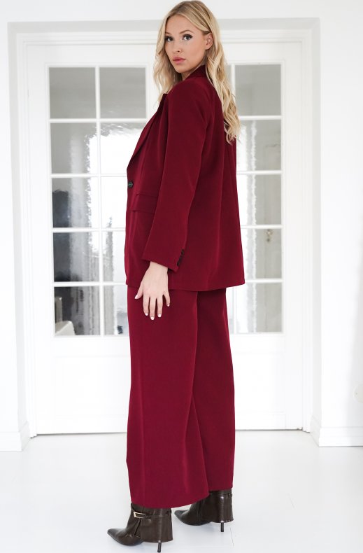 Mixed Brands - Blazer and pant 8731 - Bordeaux