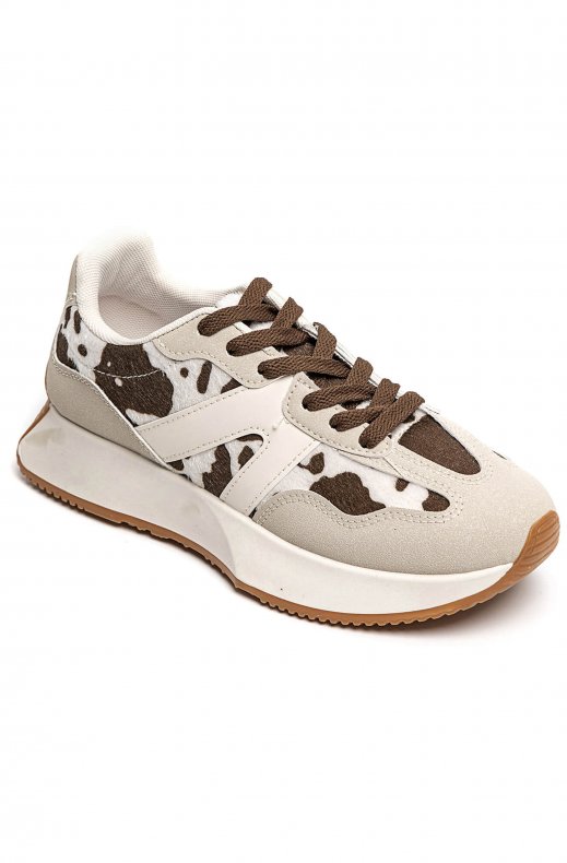 Mixed Brands - Sneaker 8917 - Brown Cow