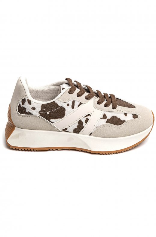 Mixed Brands - Sneaker 8917 - Brown Cow