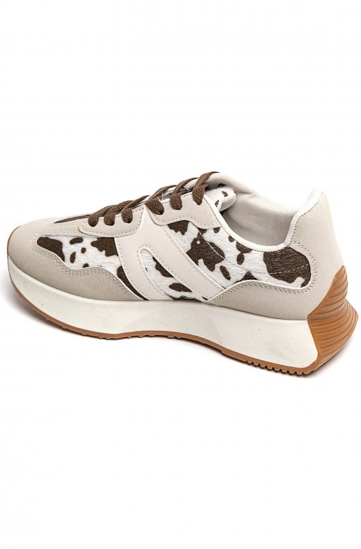 Mixed Brands - Sneaker 8917 - Brown Cow