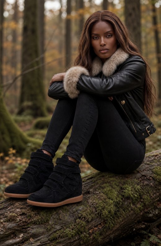 Mixed Brands - Sneaker Boot 7108 - Black