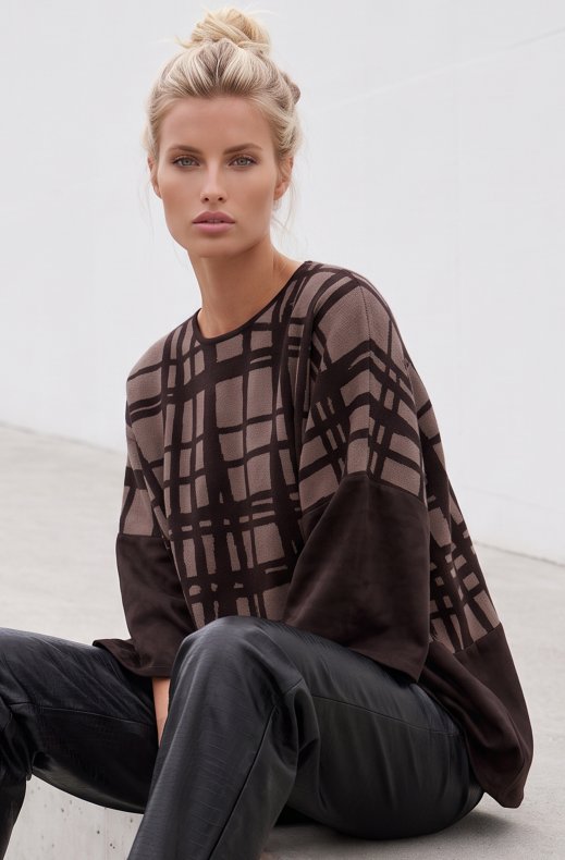 Mixed Brands - Top LR03362 - Dark Brown