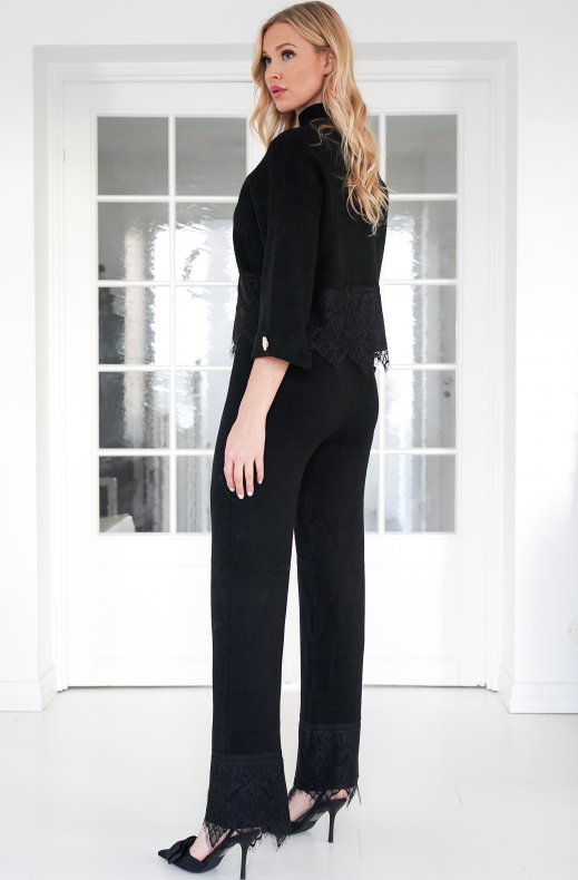 Mixed Brands - Loungepant with Lace 9903-2 - Black