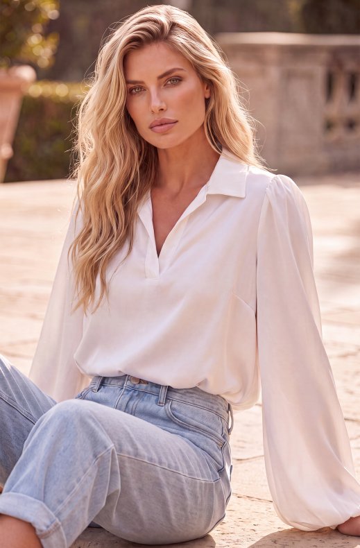 Mixed Brands - Tara Blouse 25197 - White