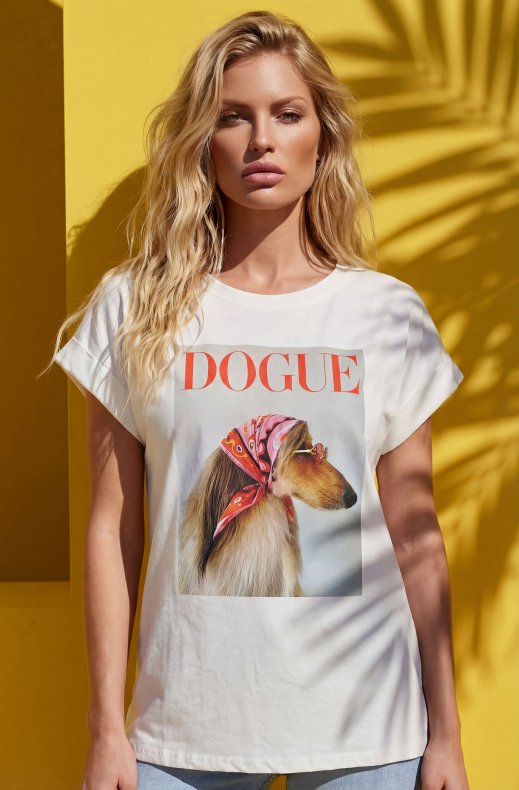 Mixed Brands - Dogue Tshirt 4305810 - White