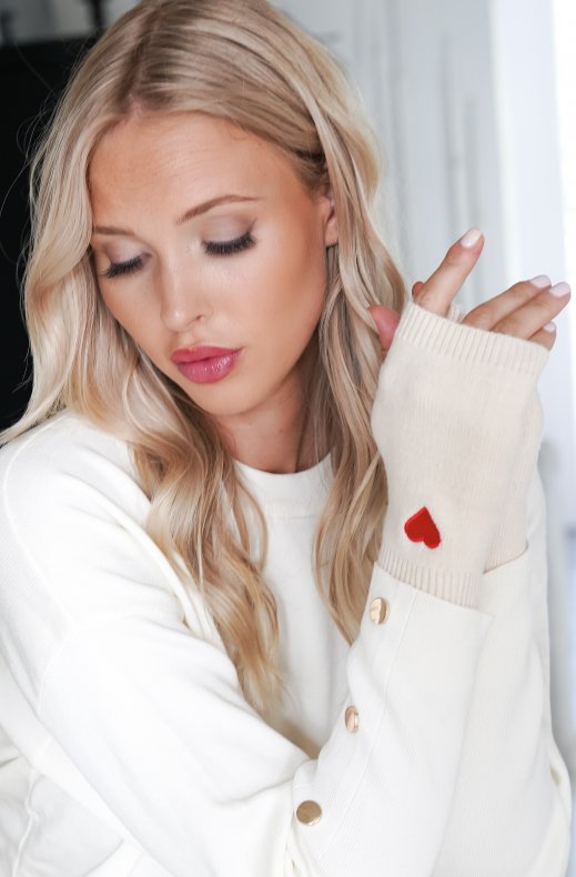 Mixed Brands - Handwarmers Heart 12109 - Beige