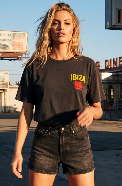 Mixed Brands - Tshirt Ibiza 6030 - Black
