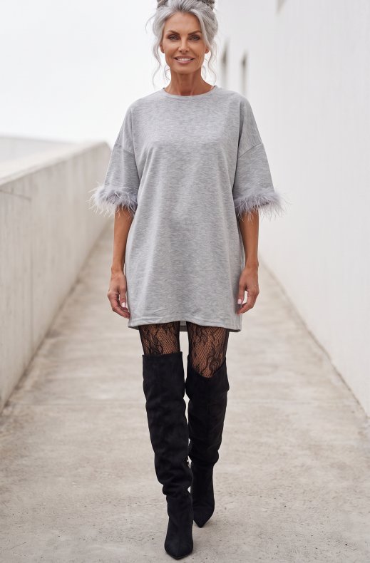 Mixed Brands - Dress 9478 - Grey
