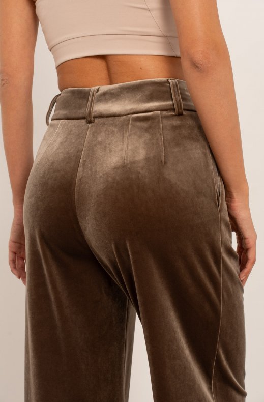 Mixed Brands - Velvet Pants 2501 - Taupe