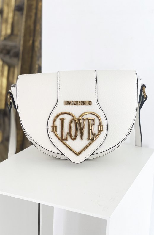 LOVE MOSCHINO - Heart Bag Bianco