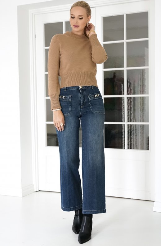Rebranded Cahsmere - Cashmere Sweater Z1WC53 - Desert