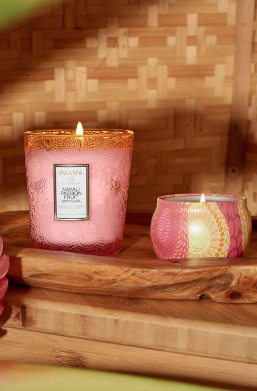 Voluspa - Mini Decorative Tin Candle V72143 - Napali Passion Fruit