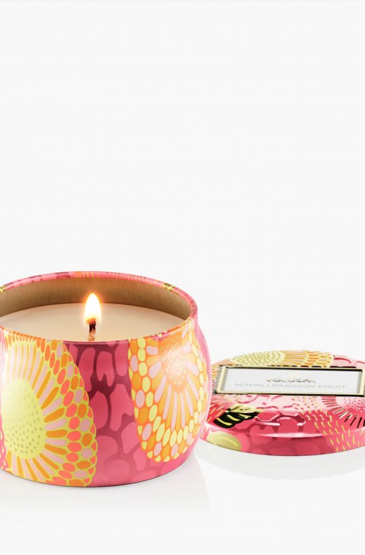 Voluspa - Mini Decorative Tin Candle V72143 - Napali Passion Fruit
