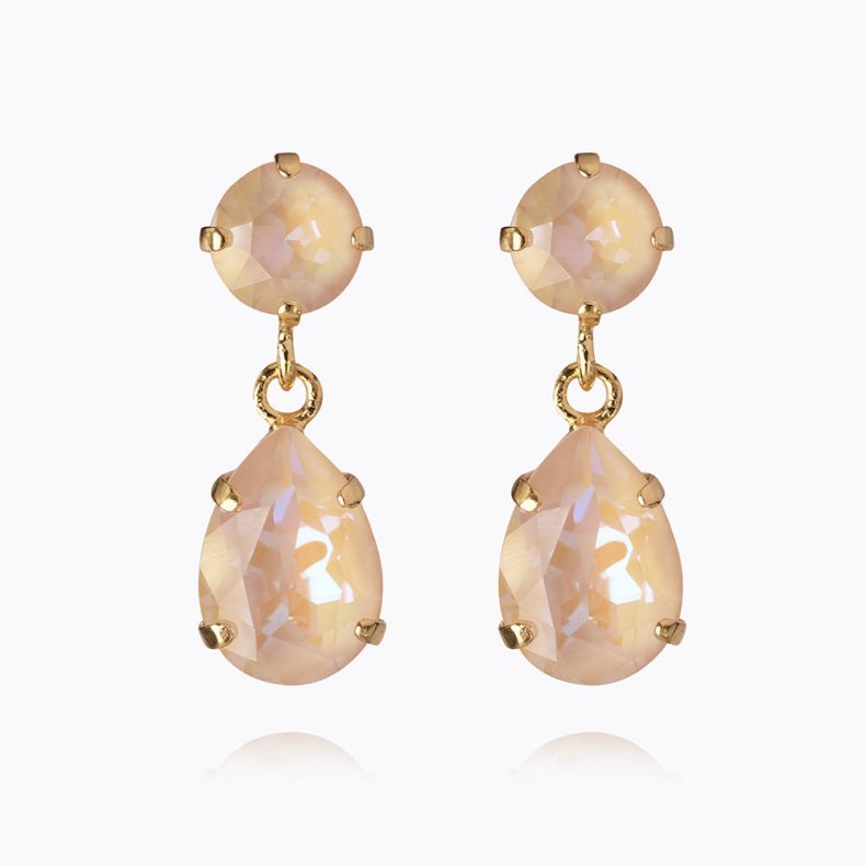 Caroline Svedbom - mini Drop Earring - Gold Ivory Cream Delite