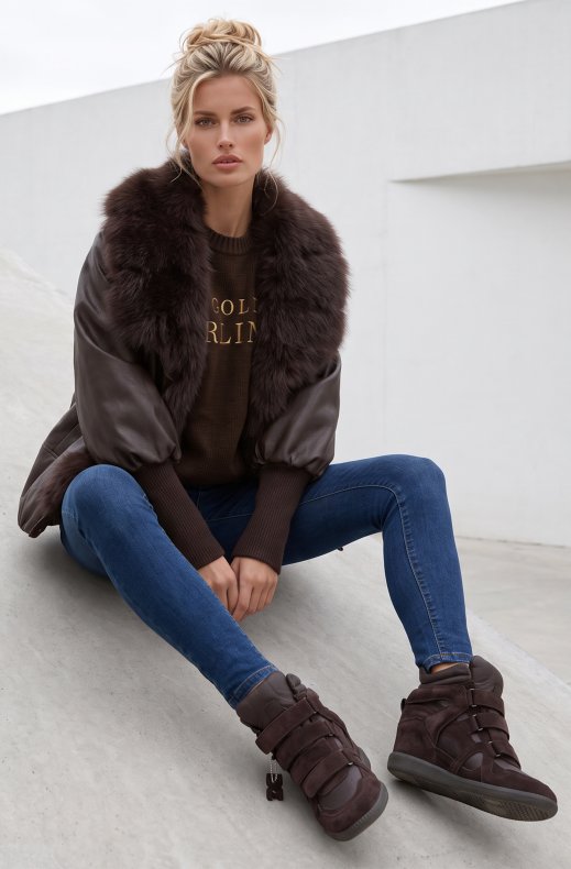 Nokwol - Eden - Brown Leather/Suede