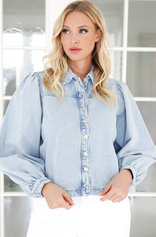 Norr - Ninni Denim Shirt Light Blue Wash