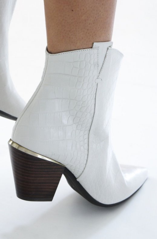 Pedro Miralles - Croco Boot White