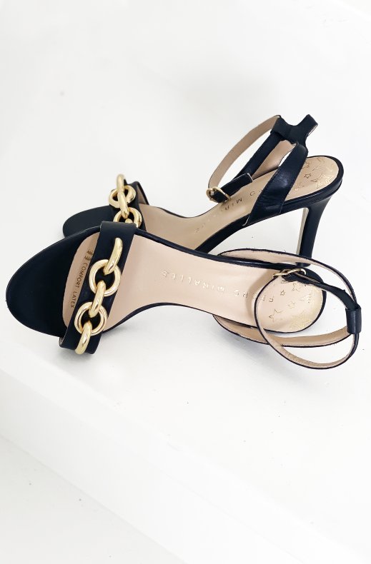 Pedro Miralles - Chain Sandalett Black