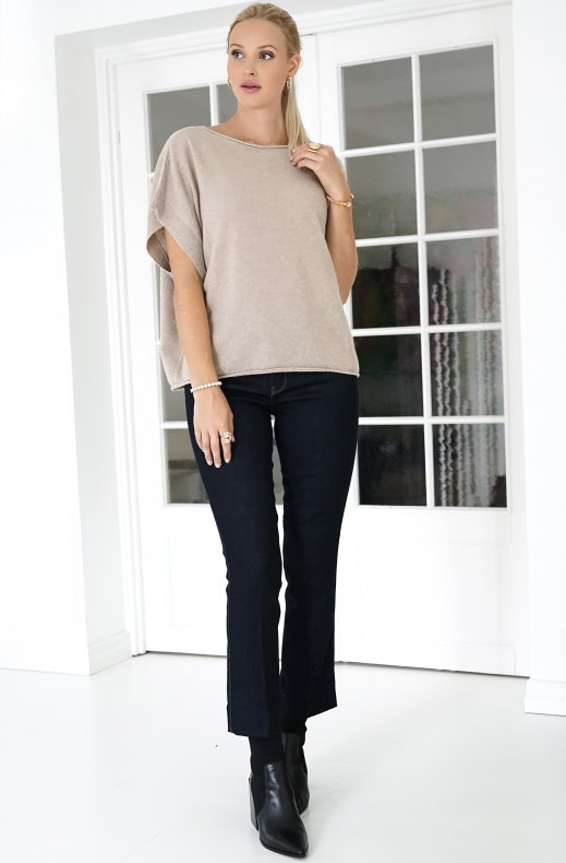 Rebranded Cashmere - Gilet Top -Beige