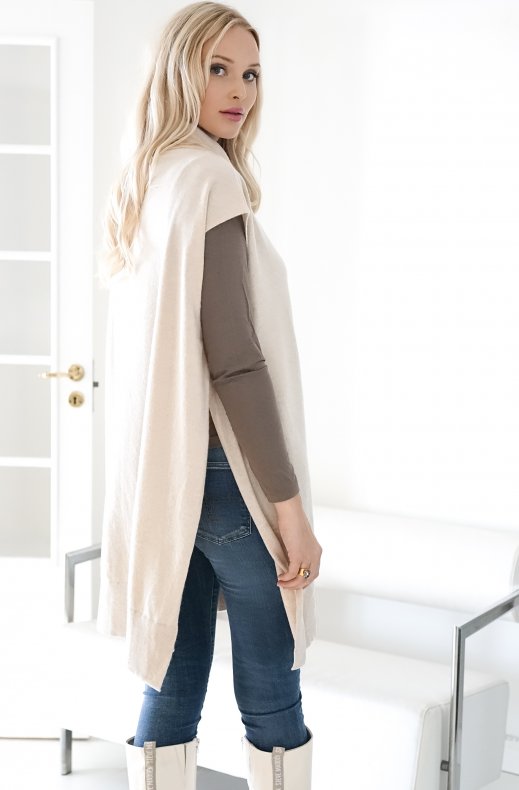 Re-branded Cashmere - Vest W735JVWS500 - Dust