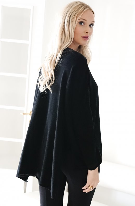 Re-branded Cashmere - Sweater Asymmetric - Black